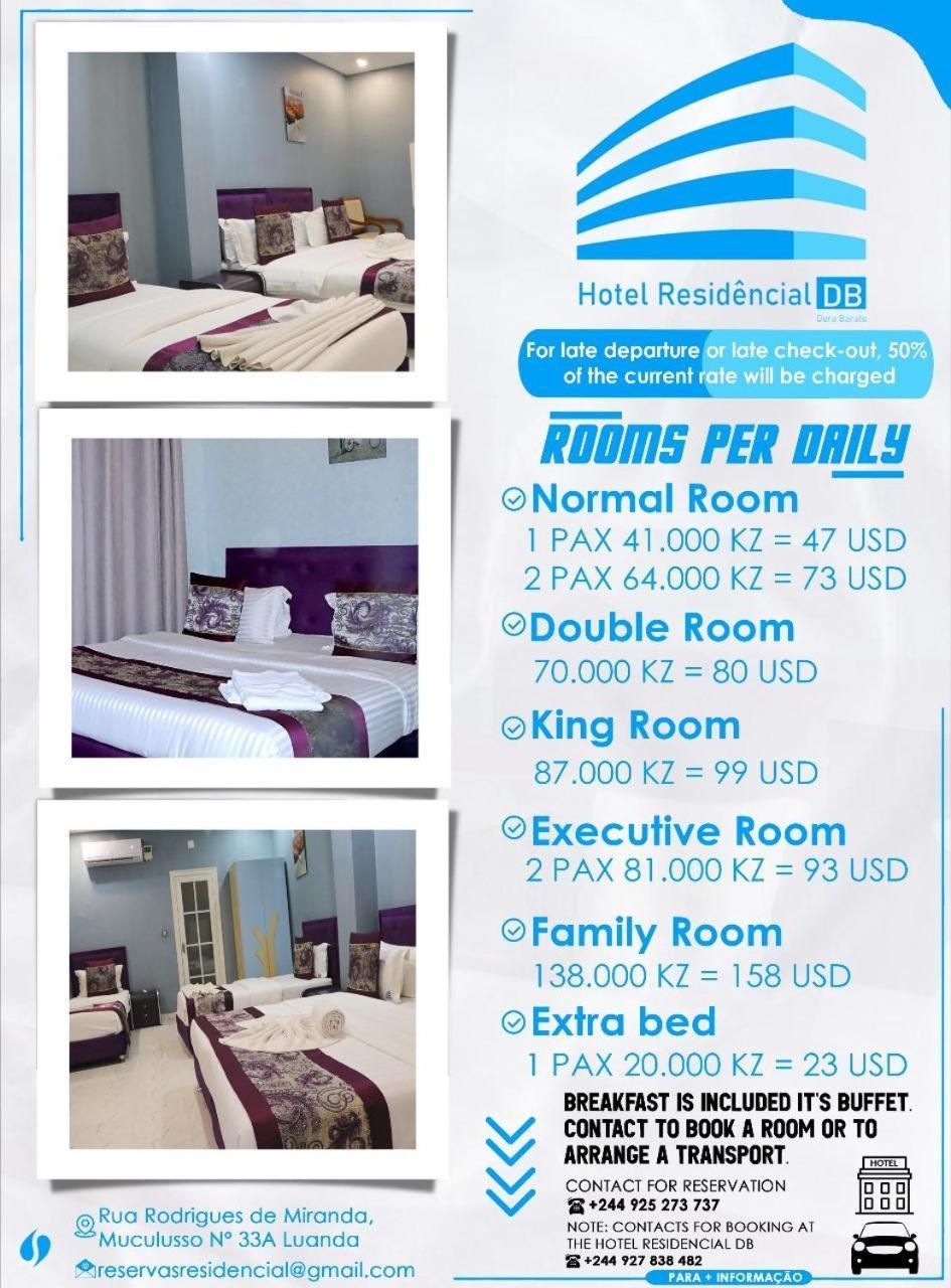 罗安达 Residencial Db酒店 外观 照片